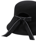 Women's Ribbon Bucket Hat - Black