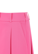 Women's Pleated Half Pants - Pink