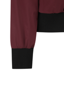 Women's Multi Pocket Blouson Jacket - Burgundy