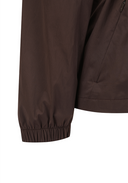 Women's Hooded Utility Safari Jacket - Brown