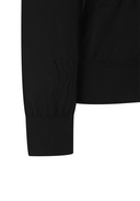Women's Logo Pattern Turtleneck Sweater - Black
