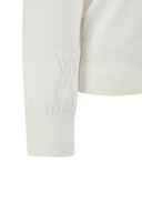 Women's Logo Pattern Turtleneck Sweater - Off White