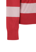 Women's Logo Pattern Turtleneck Sweater - Pink