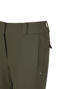 Women's Semi Boot Cut Pants - Dark Khaki