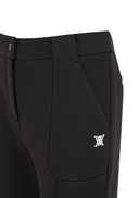 Women's Slit Boot Cut Pants - Black