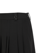 Women's Pleated Skirt - Black