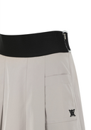 Women's Banded Flare Skirt - Light Beige