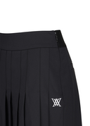 Women's Double Pleats Skirts - Black