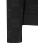 Women's Logo Pattern T-Shirt - Black