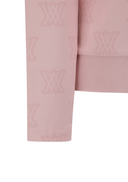 Women's Logo Pattern T-Shirt - Light Pink