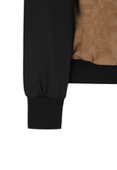 Women's Camo Pattern Layered T-Shirt - Camel