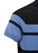 Men's Abstract Color Block Sweater - Black