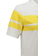 Women's Abstract Color Block Sweater - White