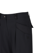 Women's Tapered Zip Point Pants - Black