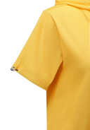 Women's Abstract Double Zip Anorak T-Shirt - Yellow