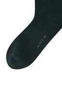 Men's Basic Middle Socks - Dark Green