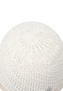 Women's Raffia Mix Bucket Hat - White