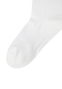 Women's Basic Middle Socks - White