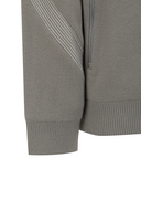Men's Windproof Pocket Sweater Cardigan - Dark Grey