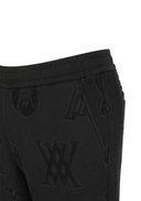 Men's Jacquard Bonding Comfort Pants - Black
