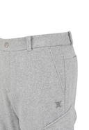Men's Windproof Wool Like Comfort Pants - Melange Grey