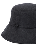 Uni Logo Stitch Padded Bucket Hat - Dark Gray