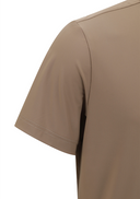 Men's Solid Short Sleeve Collar T-Shirt - Beige