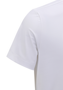 Men's Solid Short Sleeve Collar T-Shirt - White