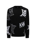 [Legacy Sale] Men's Logo Intarsia Pullover - Black