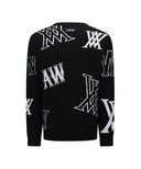 [Legacy Sale] Men's Logo Intarsia Pullover - Black