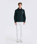 Men's Hoody Windbreaker Jacket - Green