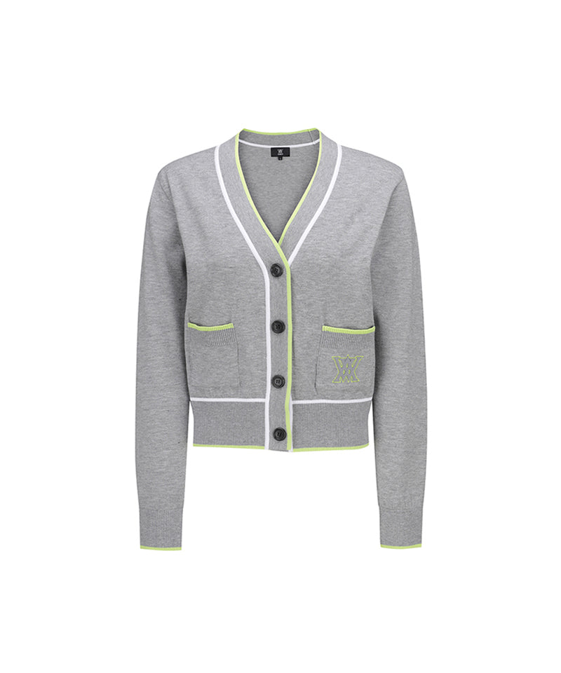 Women's Essential Cardigan - M/Gray