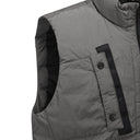 ANEW Golf Men Diagonal Incision Point Down Vest - Light Brown
