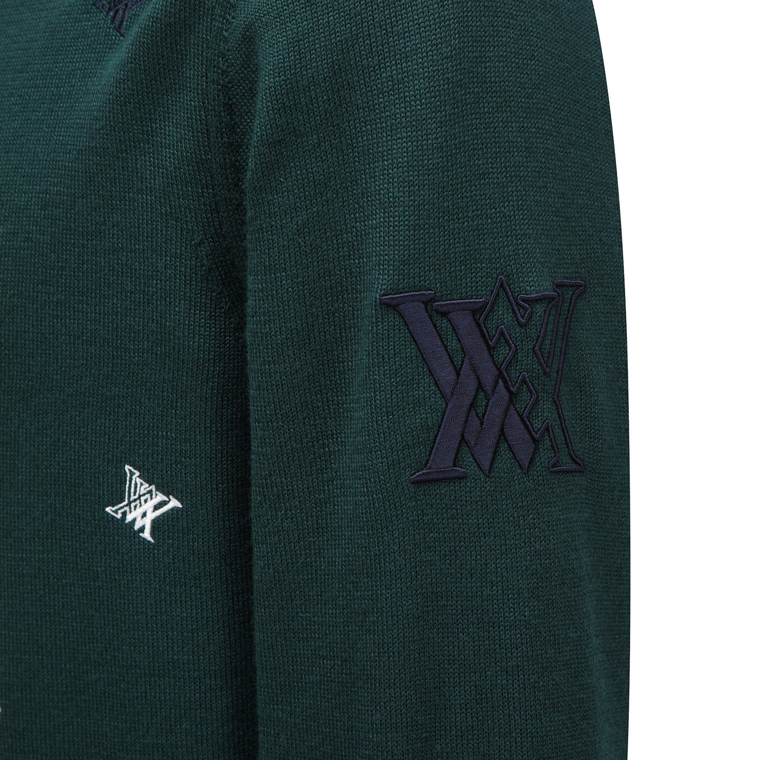ANEW Golf Men's Logo Pattern Wind Block Pullover - Green