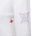 ANEW Golf Women's Logo Pattern Wind Block Pullover - Ivory
