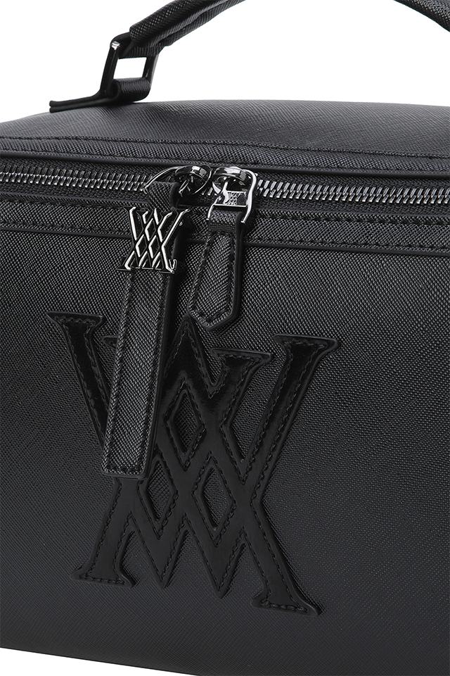 Women's Diamond Square Color Tote Bag - Black