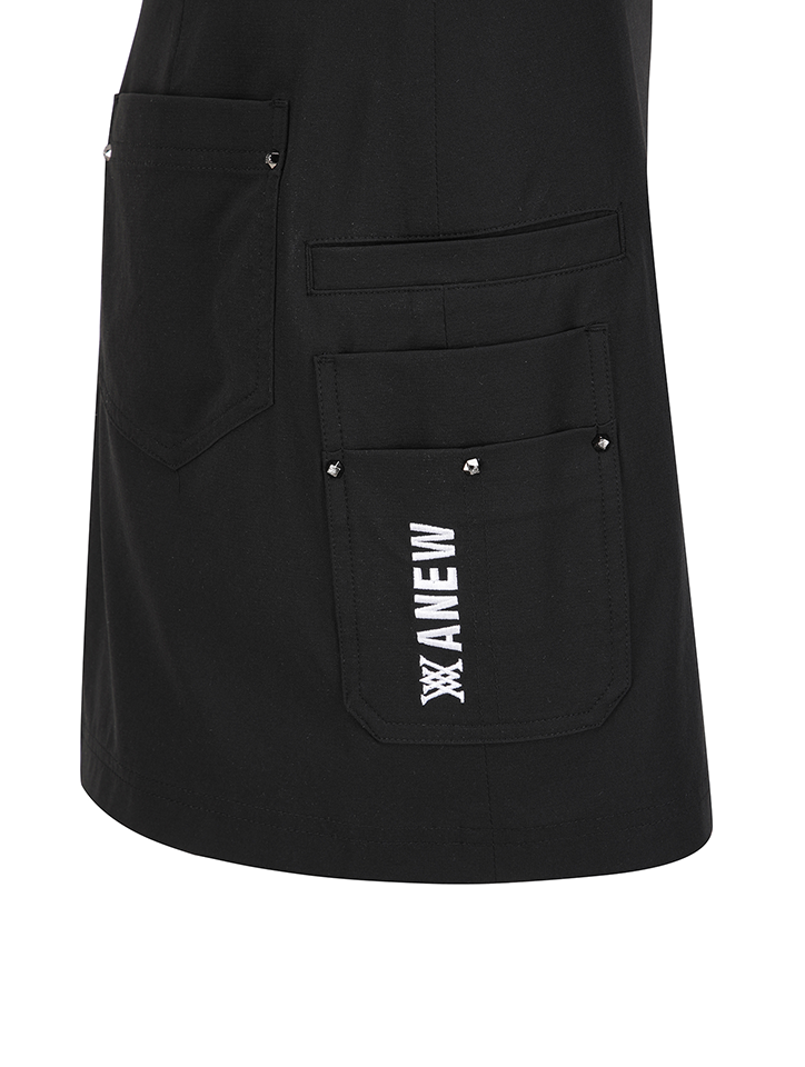 Anew Golf Women's SM Cargo Incision Skirt - Black