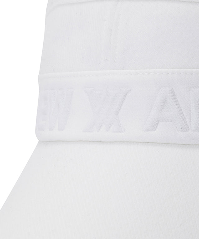 Volume Logo Winter Visor Women's- White