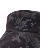 Unisex Dot Camo Visor - Black