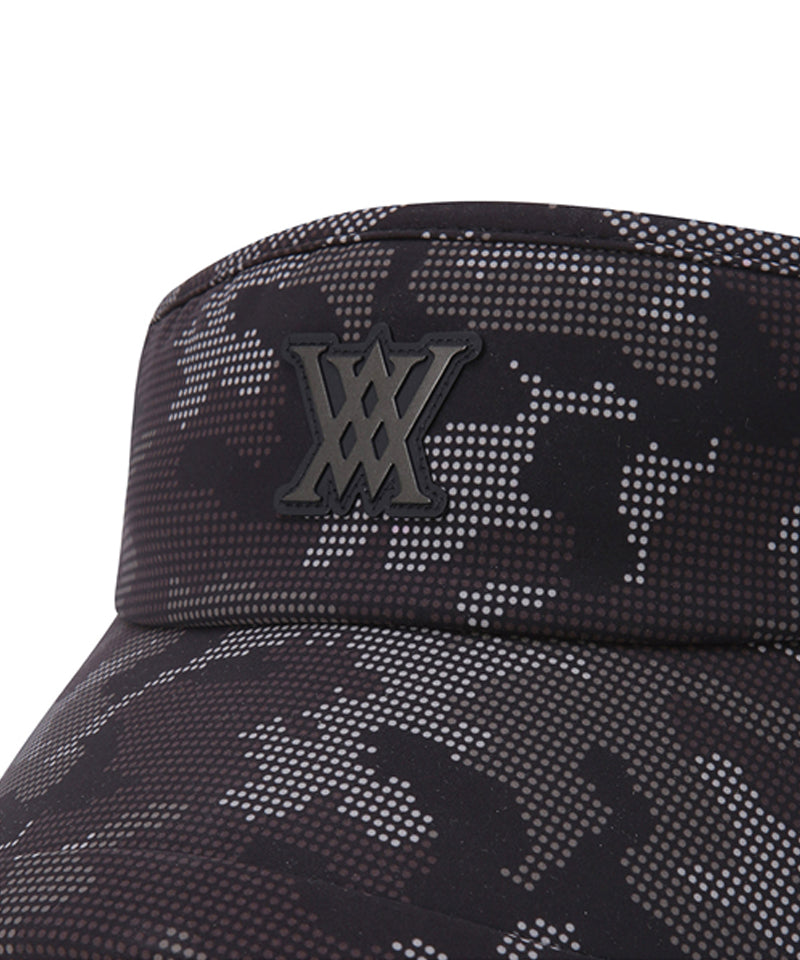 Unisex Dot Camo Visor - Black