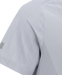 ANEW GOLF Men's SM Black Finish Jacquard Short T-Shirt - Charcoal Gray