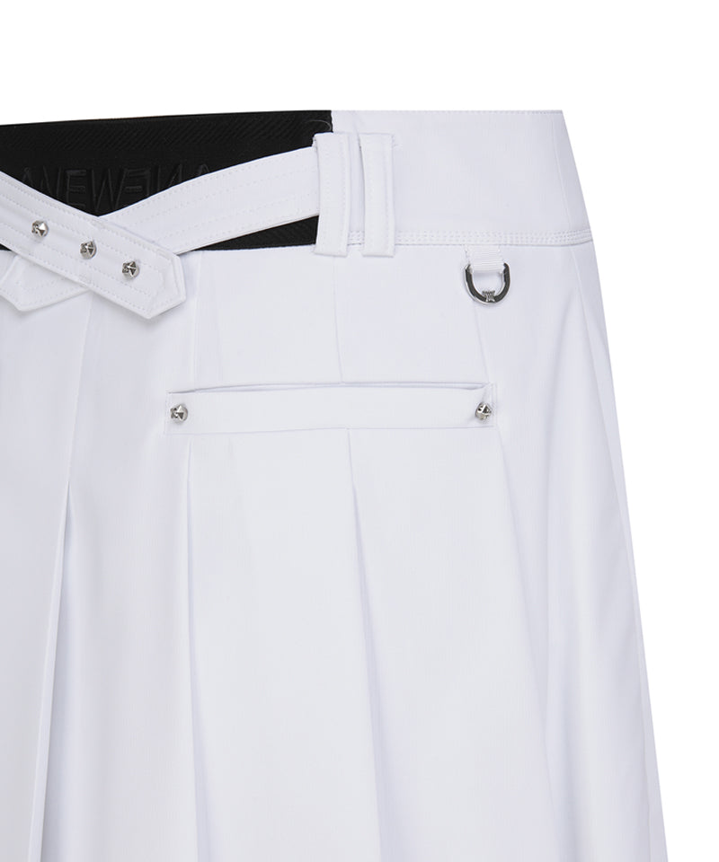 ANEW Golf Women's SP Essential Pleated Skirt - White – Anew Golf USA