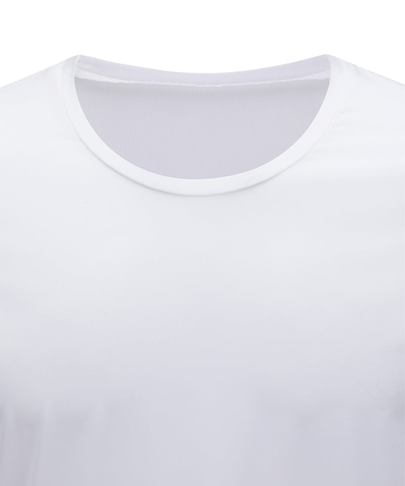 Anew Golf Men's SM Round Neck Essential Base Layer - White
