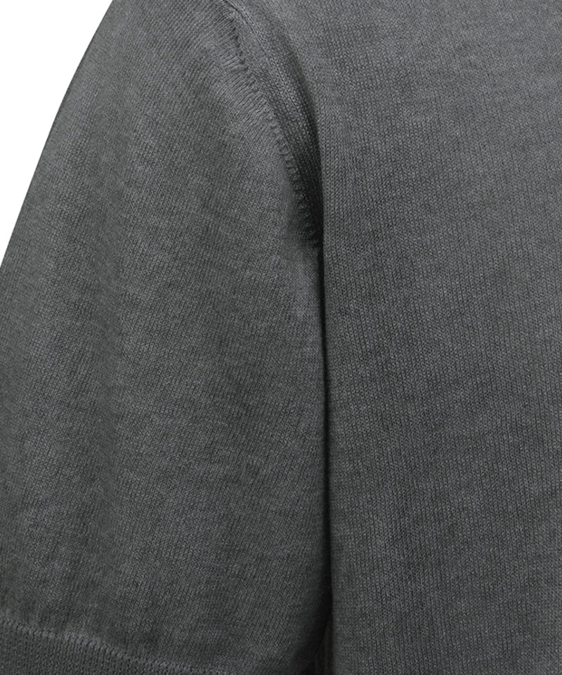ANEW GOLF Knit Round - Neck T-Shirts - Black