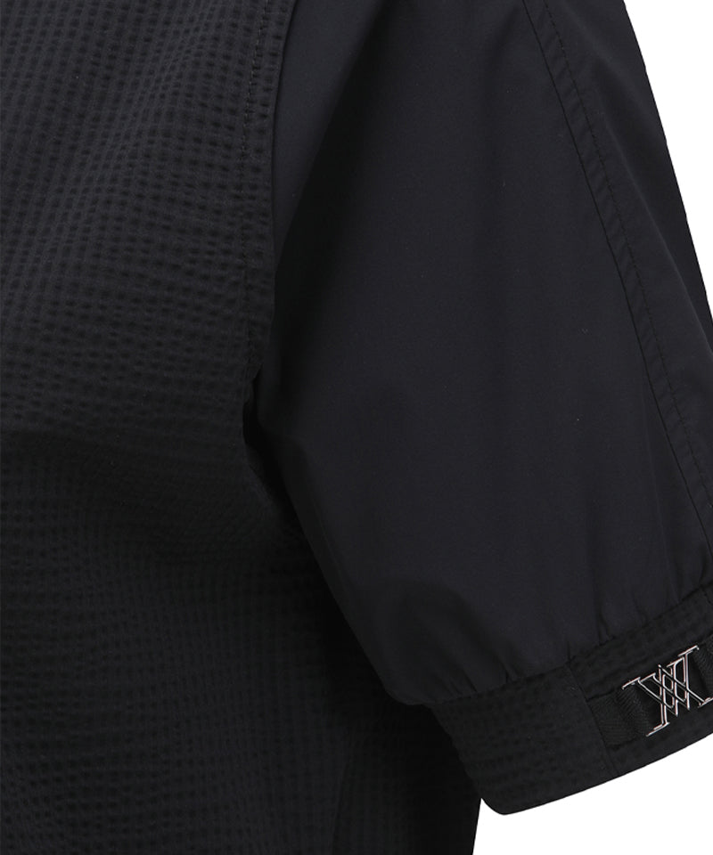 ANEW Golf Women's SM Hybrid Round Short T-shirt - Black