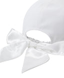 Anew Golf Women's Ribbon Tie Cap - White