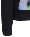 ANEW Golf Women's Camo Pattern Hoody Sweater - Black