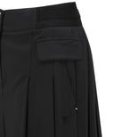 [Legacy Sale] Women's SM Pleated Half Pants - Black