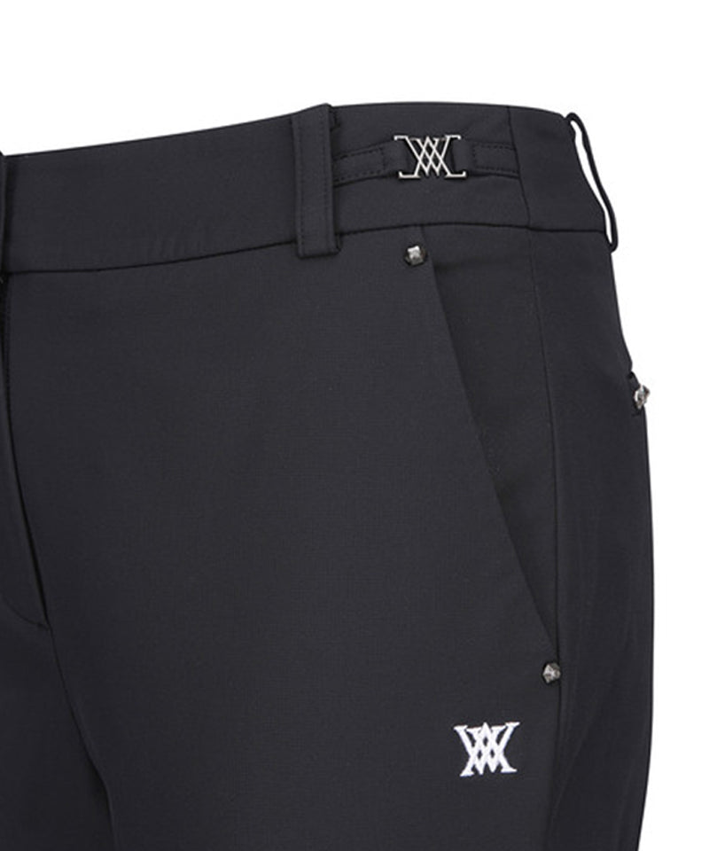 Women's Band Point Essential Long Pants - Black