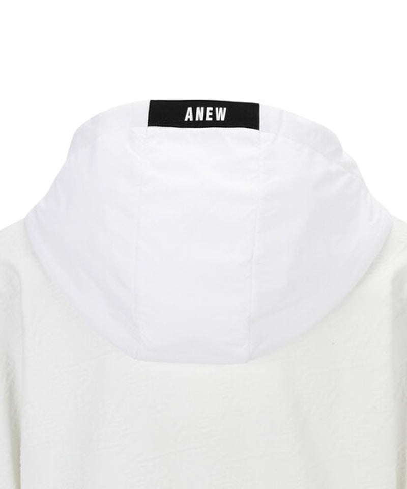 Anew Golf Women s Burn Out Logo Anorak Off White Off White S